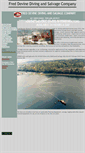Mobile Screenshot of freddevinedivingandsalvage.com